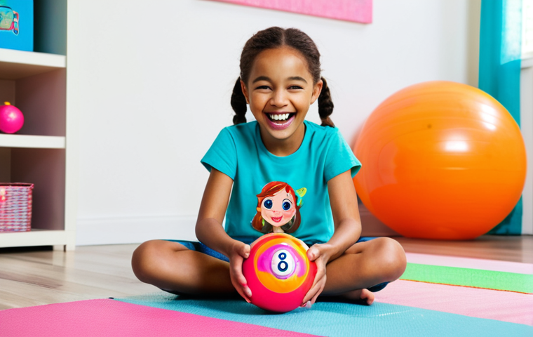 A joyful young girl, with a wide, excited smile, carefully opening a multi-layered LOL Surprise ball. She is wearing a bright, modest t-shirt and casual pants. The setting is a clean, well-lit playroom with colorful toys in the background, hinting at a collection. Her hands are delicately unwrapping the surprise. Full shot, natural pose, vibrant colors. perfect anatomy, correct proportions, well-formed hands, proper finger count, natural body proportions. safe for work, appropriate content, fully clothed, modest clothing, appropriate attire, family-friendly, professional photography, high quality, realistic.
